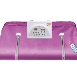 Patura termala cu Infrarosu 650W slabire rapida in centimetri, termocuverta detoxifiere, design confortabil cu mainile libere