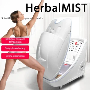 Sauna spa capsula HerbalMIST, capsula profesionala termosudatie cu infuzare de uleiuri esentiale pentru detoxifiere si pierdere in greutate