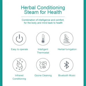 Sauna spa capsula HerbalMIST, capsula profesionala termosudatie cu infuzare de uleiuri esentiale pentru detoxifiere si pierdere in greutate - imagine 7