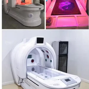 Tunel spa capsula cu infrarosu profesional, fototerapie pentru termosudatie cu radiofrecventa si electrostimulare SPA, detox, fototerapie - imagine 3
