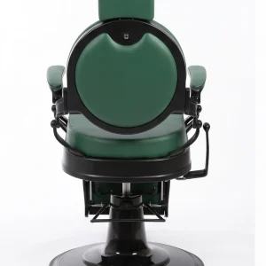 Scaun frizerie / Barber chair Kanton Lord Black Green - imagine 3