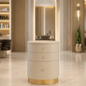 Ucenic Alpeda Aurora Round Cabinet Auriu / Crom / Rose / Black