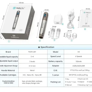 Aparat Cosmetic Microneedeling HydraPen 3 - imagine 10