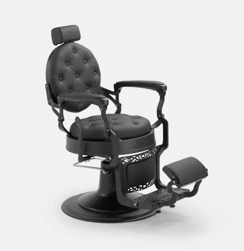 Scaun frizerie/ Barber chair Kanton Mack Black Edition