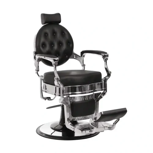 Scaun frizerie/ Barber Kanton Lord Silver
